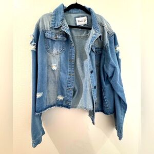 Distressed Jean Jacket